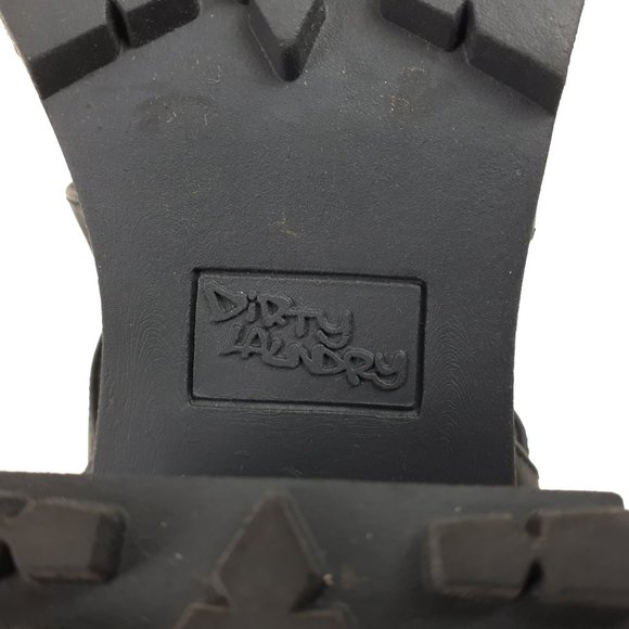 Dirty Laundry Fun Stuff Black Cage Chunky Heel Sandals - Picture 14 of 16